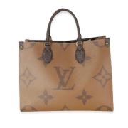 Pre-owned Canvas totes Louis Vuitton Vintage , Brown , Dames