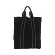 Pre-owned Cotton totes Hermès Vintage , Black , Dames