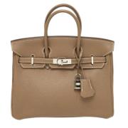 Pre-owned Leather handbags Hermès Vintage , Brown , Dames