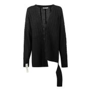 Stijlvolle Gebreide Cardigan Sweater Mar De Margaritas , Black , Dames