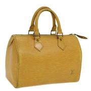 Pre-owned Leather louis-vuitton-bags Louis Vuitton Vintage , Yellow , ...