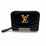 Pre-owned Leather wallets Louis Vuitton Vintage , Black , Dames