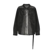 Splintered Shirt Stone Rick Owens , Gray , Heren