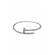 Pre-owned White Gold bracelets Cartier Vintage , Gray , Dames