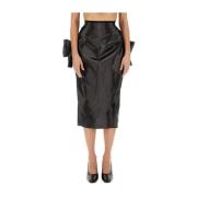 Rok met strik Maison Margiela , Black , Dames