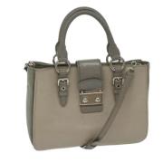 Pre-owned Leather handbags Miu Miu Pre-owned , Gray , Dames