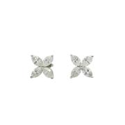 Pre-owned Metal earrings Tiffany & Co. Pre-owned , Gray , Dames