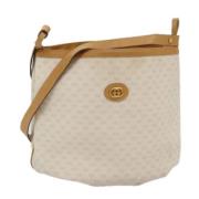 Pre-owned Leather shoulder-bags Gucci Vintage , Beige , Dames