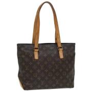 Pre-owned Canvas louis-vuitton-bags Louis Vuitton Vintage , Brown , Da...