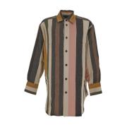 Gestreept Flanellen Overhemd JW Anderson , Multicolor , Heren