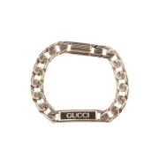 Pre-owned Fabric bracelets Gucci Vintage , Gray , Dames