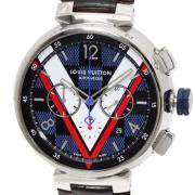 Pre-owned Metal watches Louis Vuitton Vintage , Blue , Heren