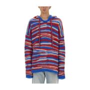 Warme Hoodie Alpaca Wolmix ERL , Multicolor , Heren