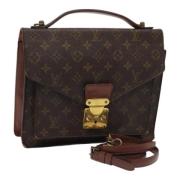 Pre-owned Canvas louis-vuitton-bags Louis Vuitton Vintage , Brown , Da...