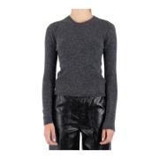 Donkergrijze Crewneck Alpaca Blend Trui Isabel Marant Étoile , Gray , ...