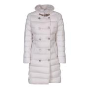 Witte Jas voor Dames Aw23 Moorer , White , Dames