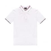 Klassieke Logo Polo Shirt Armani , White , Heren