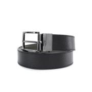 Omkeerbare riem voor mannen Armani , Black , Heren