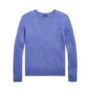 Stijlvolle Gebreide Trui voor Mannen Polo Ralph Lauren , Blue , Dames