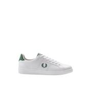 Leren Heren Sneakers Array Collectie Fred Perry , White , Heren