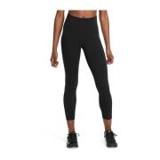 Mid-Rise Leggings voor Vrouwen Nike , Black , Dames