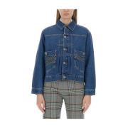 Stijlvolle Denimjas voor Vrouwen Vivienne Westwood , Blue , Dames