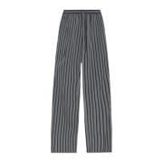 Gestreepte patroonbroek Dolce & Gabbana , Gray , Heren