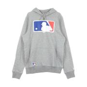 Grijze hoodie met opvallende grafische print New Era , Gray , Heren