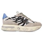 Retro-stijl Sneakers met Modern Ontwerp Premiata , Multicolor , Dames