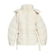 Witte Winterjas Ganni , White , Dames