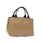 Pre-owned Nylon handbags Burberry Vintage , Beige , Dames