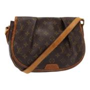 Pre-owned Canvas louis-vuitton-bags Louis Vuitton Vintage , Brown , Da...