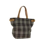 Pre-owned Nylon shoulder-bags Burberry Vintage , Brown , Dames