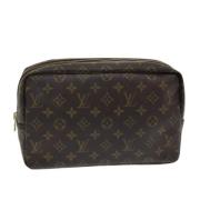 Pre-owned Canvas clutches Louis Vuitton Vintage , Brown , Dames