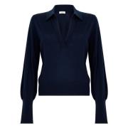 Blauwe Sweater Collectie Kangra , Blue , Dames