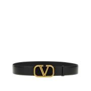 Stijlvolle Riem met Uniek Ontwerp Valentino Garavani , Black , Heren