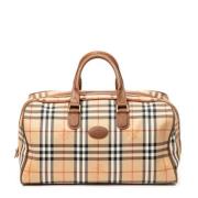 Pre-owned Canvas travel-bags Burberry Vintage , Beige , Dames