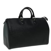 Pre-owned Leather louis-vuitton-bags Louis Vuitton Vintage , Black , D...