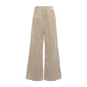 Sand Wijde Broek Sofie D'hoore , Beige , Dames