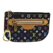 Pre-owned Canvas wallets Louis Vuitton Vintage , Black , Dames