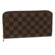 Pre-owned Canvas wallets Louis Vuitton Vintage , Brown , Dames