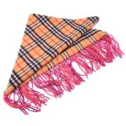 Pre-owned Cashmere scarves Burberry Vintage , Brown , Dames