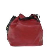 Pre-owned Leather louis-vuitton-bags Louis Vuitton Vintage , Red , Dam...