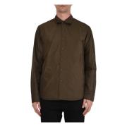 Nylon Overshirt voor Moderne Mannen Aspesi , Green , Heren