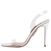 Pre-owned Plastic sandals Aquazzura Pre-owned , White , Dames