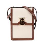 Pre-owned Canvas shoulder-bags Burberry Vintage , Brown , Dames