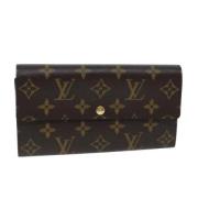 Pre-owned Canvas wallets Louis Vuitton Vintage , Brown , Dames