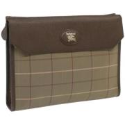 Pre-owned Canvas clutches Burberry Vintage , Brown , Dames