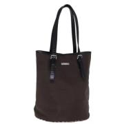 Pre-owned Nylon shoulder-bags Burberry Vintage , Brown , Dames