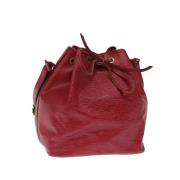 Pre-owned Leather louis-vuitton-bags Louis Vuitton Vintage , Red , Dam...